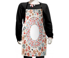 Botany and Birds Art Kids Apron