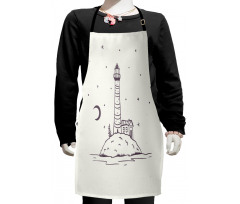 Lighthouse on a Hill Kids Apron