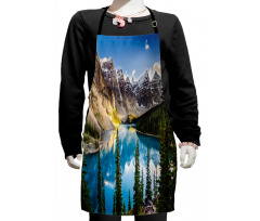 Canada Landscape Lake Photo Kids Apron