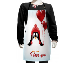 Balloons I Love You Kids Apron