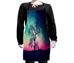 Aurora Borealis Kids Apron