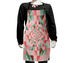 Geometry Shapes Pastel Kids Apron