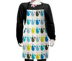 Childish Pattern Big Fish Kids Apron