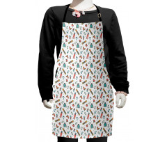 Snowboarding Skiing Kids Apron