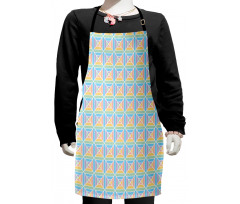 Pastel Colorful Shapes Kids Apron