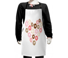 Dessert Theme Glazed Donuts Kids Apron