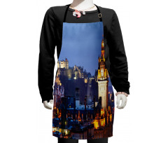 Close up of Clocktower Kids Apron