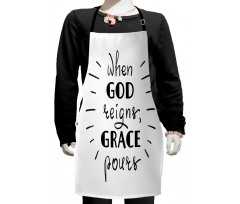 Believer Lettering Kids Apron