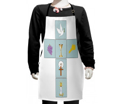 Greeting and Welcoming Image Kids Apron