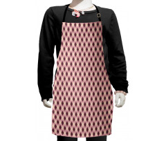 Diamond Shaped Design Kids Apron