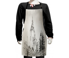 Artwork of a Structure Kids Apron