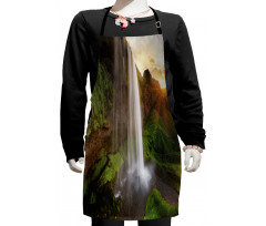 Seljalandsfoss Waterfalls Kids Apron