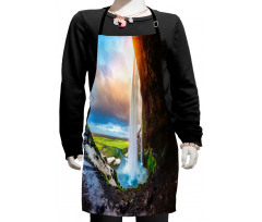 Seljalandsfoss Waterfall Kids Apron