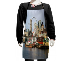 Elliott Bay Scenery Kids Apron