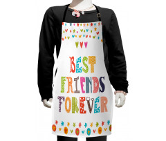 Funky Doodle Wording Kids Apron