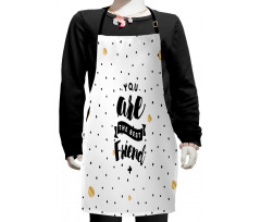 Polka Dots Backdrop Kids Apron