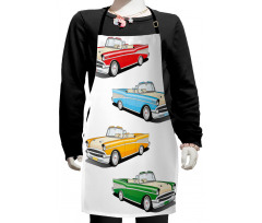 Roadsters Old Vintage Kids Apron