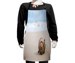 Along the Beach Waves Kids Apron