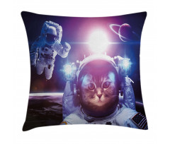 Uzay Minder Kılıfı Astronot Kediler