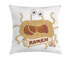 Flying Spaghetti Monster Pillow Cover