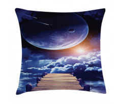 Meteorite Dock Sun Pillow Cover