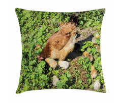 Animals on Shamrocks Pillow Cover