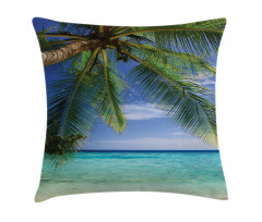 Paradise View Maldives Pillow Cover