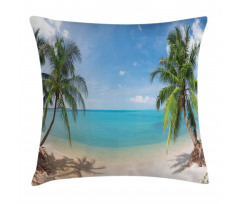 Panoramic View Beach Pillow Cover