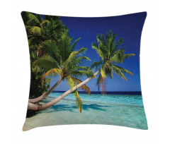 Maldives Bay Resort Pillow Cover