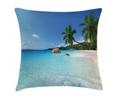 Anse Lazio Beach Surf Pillow Cover