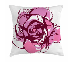 Rose Petal Pillow Cover