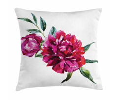 Petals Paint Pillow Cover