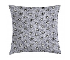 Skull Crossbones Wild Pillow Cover