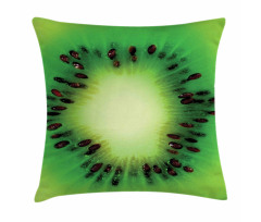 Close up Photo Sliced Fruit Pillow Cover