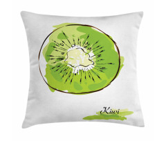 Halved Fruit Design Pillow Cover