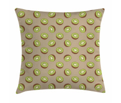 Halved Exotic Fruit Pattern Pillow Cover