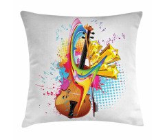 Creative String Instrument Pillow Cover