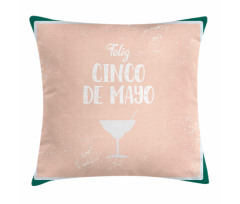 Cinco de Mayo Cocktail Pillow Cover