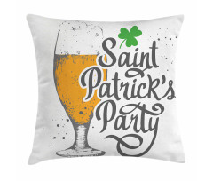 Saint Patrick's Party Pillow Cover