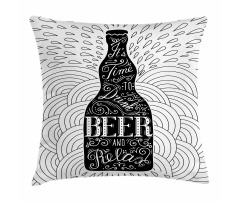 It's Time to Drink Beer Pillow Cover