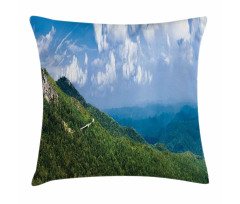 Blue Ridge Panorama Pillow Cover