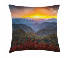 Picturesque Sunset NC Pillow Cover