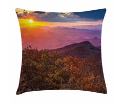 Blue Ridge Mountain Sky Pillow Cover