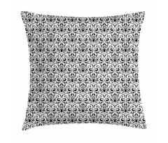 Baroque Curly Motif Pillow Cover