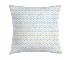 Chevron Abstract Curves Art Pillow Cover