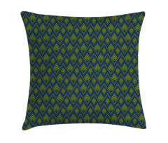 Zigzags Vibrant Abstract Art Pillow Cover