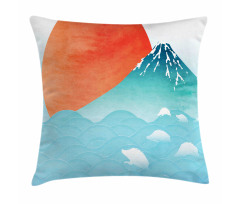 Japanese Far Eastern Nature Pillow Cover