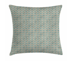 Grunge Cartoon Fish Doodle Art Pillow Cover