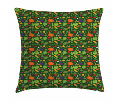 Organic Healthy Food Pillow Cover