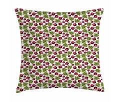 Whole and Half Beetroot Pillow Cover